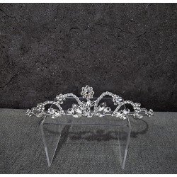 SILVER FIRST HOLY COMMUNION TIARA STYLE CH264