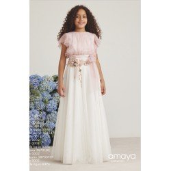 Amaya Ivory First Holy Communion Set with Skirt Style 586040/586047&belt 587009CT