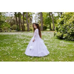 Koko White First Holy Communion Dress Style Ko24143