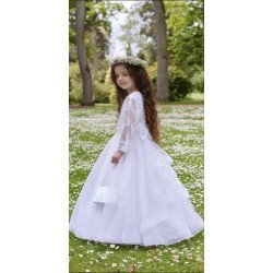 Koko White First Holy Communion Dress Style Ko24143