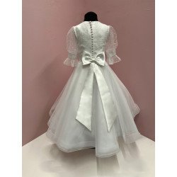 White First Holy Communion Dress Style IS24626