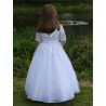 White First Holy Communion Dress Style KAHILI