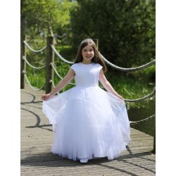 White First Holy Communion Dress Style CALIX