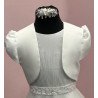 Ivory First Holy Communion Bolero Style Ko24147