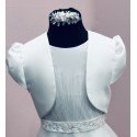 KOKO White First Holy Communion Bolero Style Ko24147