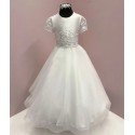 White First Holy Communion Dress Style IS24658