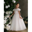 HANDMADE IVORY FIRST HOLY COMMUNION DRESS BY TETER WARM STYLE GS37