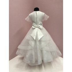 White First Holy Communion Dress Style IS24694