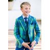 One Varones Green Chequered First Holy Communion/Special Occasion Waistcoat Style 10-10024 85