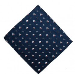ONE VARONES BOYS NAVY FIRST HOLY COMMUNION/SPECIAL OCCASION BOYS HANDKERCHIEF WITH MARINE MOTIF STYLE 10-08027 150