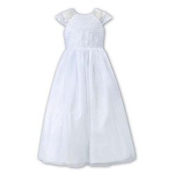 Sarah Louise White First Holy Communion Dress Style 090078