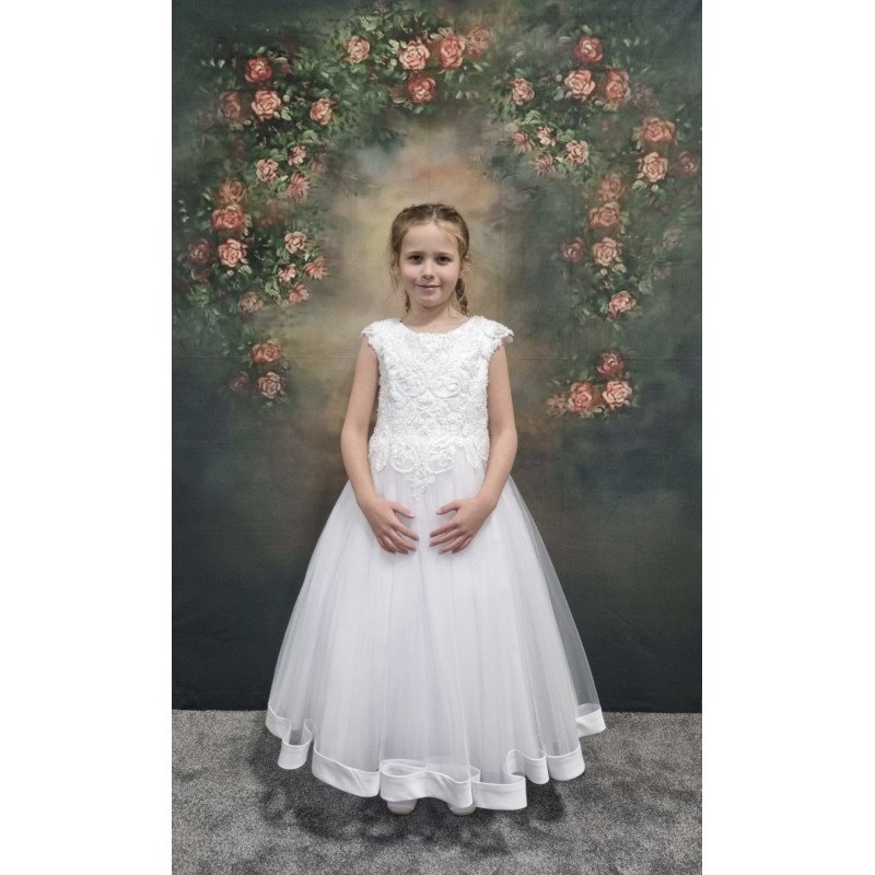 White First Holy Communion Dress Style BIRCH