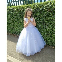 White First Holy Communion Dress Style 2314
