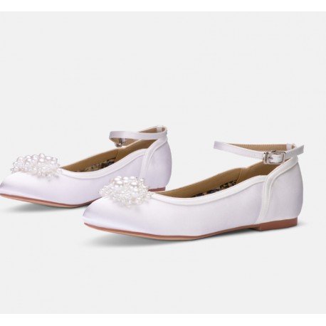 WHITE FIRST HOLY COMMUNION SHOES STYLE RUTHIE
