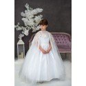 White First Holy Communion Cape Style CAP03