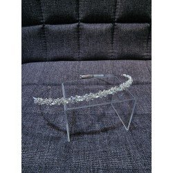 Silver First Holy Communion Headband Style CH189