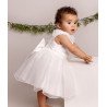 White Baby Girls Christening  Dress Style CC1046