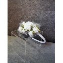 WHITE/GREEN FIRST HOLY COMMUNION HEADBAND STYLE OW-403