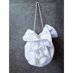 HANDMADE WHITE FIRST HOLY COMMUNION HANDBAG STYLE PC-03