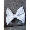 WHITE FIRST HOLY COMMUNION BOW STYLE PL06