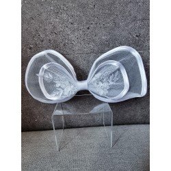 WHITE FIRST HOLY COMMUNION BOW STYLE PL22