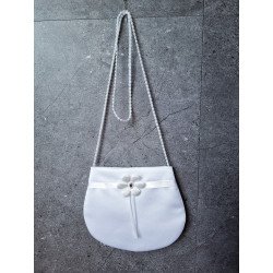 PERFECT SIMPLE COMMUNION BAG WITH PEARLS STRAP STYLE HB031