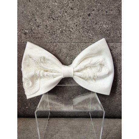 IVORY FIRST HOLY COMMUNION BOW STYLE PL25