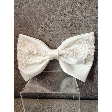 IVORY FIRST HOLY COMMUNION BOW STYLE PL30