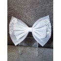 WHITE FIRST HOLY COMMUNION BOW STYLE PL55