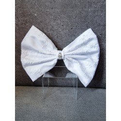 WHITE FIRST HOLY COMMUNION BOW STYLE PL58