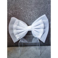 WHITE FIRST HOLY COMMUNION BOW STYLE PL59