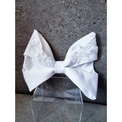 WHITE FIRST HOLY COMMUNION BOW STYLE PL61