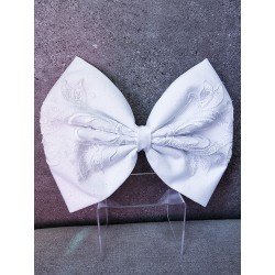 WHITE FIRST HOLY COMMUNION BOW STYLE PL69
