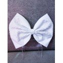 WHITE FIRST HOLY COMMUNION BOW STYLE PL69