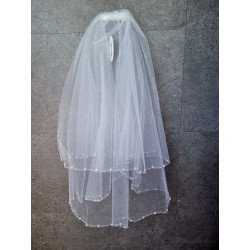 White First Holy Communion Veil Style CV184