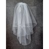 WHITE FIRST HOLY COMMUNION VEIL STYLE CV179