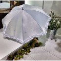 First Holy Communion Parasol with Pearls Style CU511