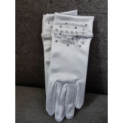 White First Holy Communion Gloves Style 740