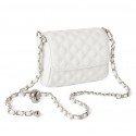 White/Silver Confirmation Handbag Style TINA