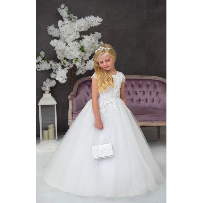 Handmade White First Holy Communion Dress Style INESSA MCH