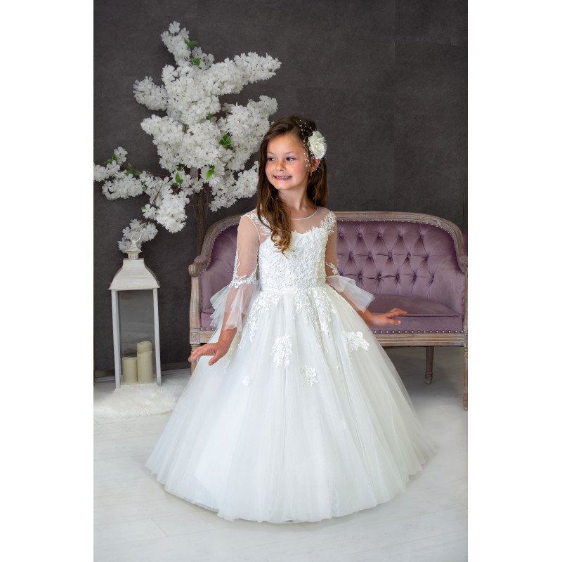 Handmade Ivory First Holy Communion Dress Style MOLLY MCH