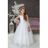 WHITE HANDMADE FIRST HOLY COMMUNION DRESS STYLE WENDY MCH