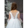 WHITE HANDMADE FIRST HOLY COMMUNION DRESS STYLE WENDY MCH