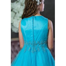 Turquoise Confirmation Dress Style Ko25322