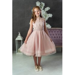 Pale Grey Confirmation Dress Style Ko25302