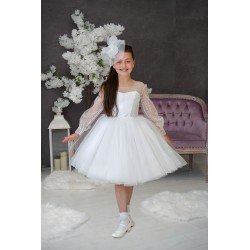 Handmade White First Holy Communion Dress Style SAMMY MCH