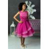 Magenta Confirmation Dress Style Ko24182