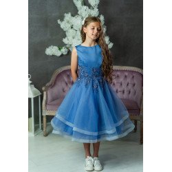 Cornflower Confirmation Dress Style Ko25316