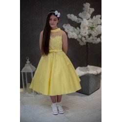 Light Yellow Confirmation Dress Style CHERRY