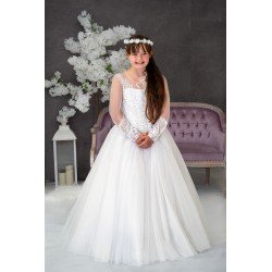 Handmade White First Holy Communion Dress Style NATALIE MCH